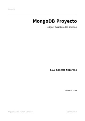 MongoDB Proyecto